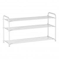 Подставка д/обуви Альфа33 (3полки) 87*30*48см (Белый) до 8кг ПДОА33Б под заказ ЗМИ