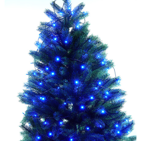 СНОУ БУМ Гирлянда эл. вьюн 20м, 200LED, синий, 8 режимов, ПВХ черный, 220В