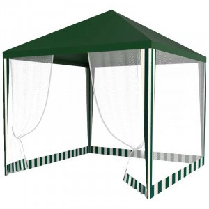 Тент-шатер Ecos 3*3*2,5м, моск. сетки, полиэстер 140 гр/м2, TZGB-107 5069