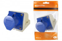 TDM розетка 133 стационарная 2Р+РЕ 63А 220В IP54 (2!) SQ0602-0010