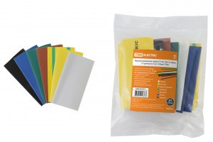 TDM ТУТнг 30/15 термоусадка ТУТ набор,  (7цв.x3шт 100мм) (10!) SQ0518-0511