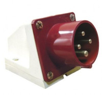 EKF вилка силовая CEE стационарная 514 3Р+РЕ 16А 380В IP44  ps-514-16-380