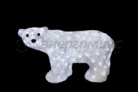 Фигура акриловая &quot;Медведь&quot; 200LED, белый, 60см, IP44, трансф.,  8W 513-267 Neon Night