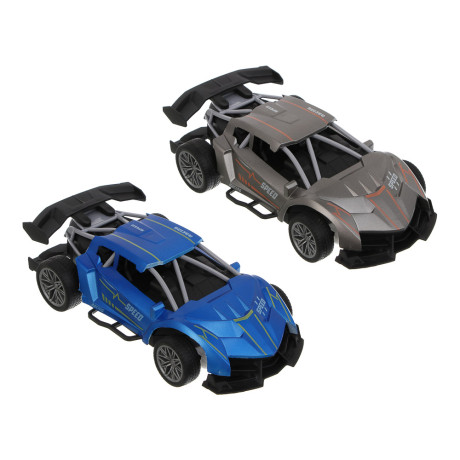 ИГРОЛЕНД Машина радиоуправляемая "Экстрим-ралли", 4-кан., свет, 5АА, РР, 27,5х15х9,5 см, 2 дизайна