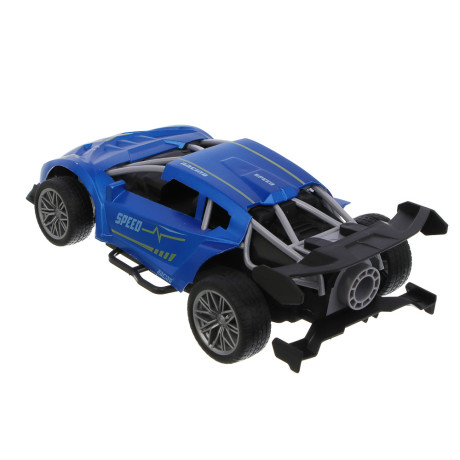 ИГРОЛЕНД Машина радиоуправляемая "Экстрим-ралли", 4-кан., свет, 5АА, РР, 27,5х15х9,5 см, 2 дизайна