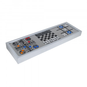 LDGames Набор магнитных игр 3 в 1, 37,5х12х3 см, в металлической коробке, металл