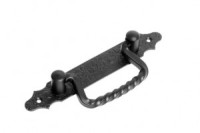 Домарт Ручка-скоба откидная (185) кованая СУЗДАЛЬ черный (10)