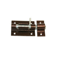 Засов накл. &quot;Делга&quot; (медь) круглый Универсальный (МАЛЫЙ)   \40