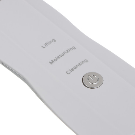 LEBEN Аппарат для массажа и чистки лица, 3 режима, 2 насадки, 200мАч, белый