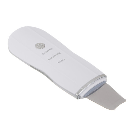 LEBEN Аппарат для массажа и чистки лица, 3 режима, 2 насадки, 200мАч, белый