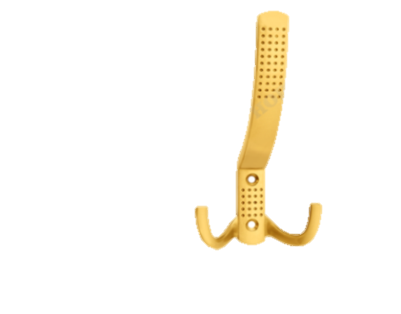 Крючок мебельный 2689 тонкий 145 мм, цвет медь