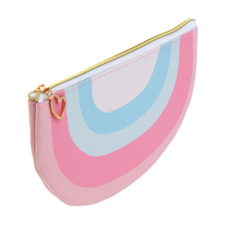 ЦАРЕВНА ЛЕБЕДЬ Пенал фигурный в форме радуги, 16х11см, искусственная кожа