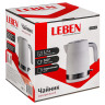 LEBEN Чайник электрический 1,7л, 2200Вт, белый, 220-240В