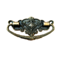 Ручка-качели шкатулочная &quot;Виллариба&quot; 70мм, бронза