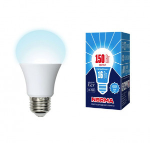 Volpe NORMA ЛОН A60 E27 16W(1450lm) 4000K 4K матовая 60x110 LED-A60-16W/NW/E27/FR/NR