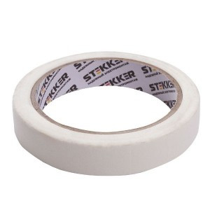 STEKKER малярная лента (крепп скотч) 18 мм длина 40 м на бумажной основе белая INTP7-18-40 39153