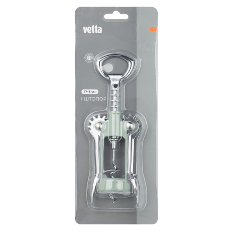 VETTA Штопор 17х5см, нерж.сталь