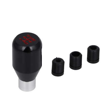 ЕРМАК Ручка для коробки передач, металл, черный