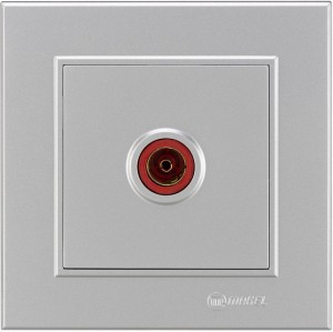 Makel Karea роз. TV СУ 1 мест. серебро. (RG6, проходная) 56065007