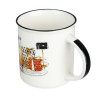 MILLIMI Кружка Микс, 310мл, фарфор, 4 дизайна