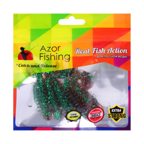 AZOR FISHING Приманка силиконовая 60мм, 5шт