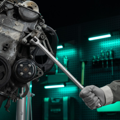 Набор инструментов, 1/4", 1/2", Cr-V, S2, усиленный кейс, 119 предметов Stels