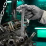 Набор инструментов, 1/4", 1/2", Cr-V, S2, усиленный кейс, 119 предметов Stels