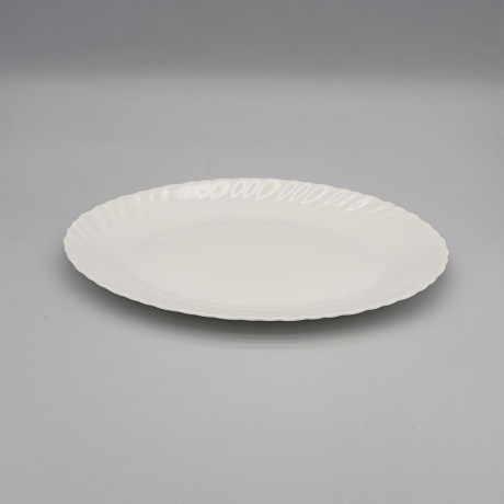 MILLIMI Бьянко Плюс Блюдо овальное 30см опаловое стекло