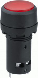 Navigator Кнопка NBI-B-09-R красная с подсветкой d22мм 230В NO+NC 82822