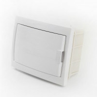 STEKKER бокс (корпус) пласт. встраив. ЩРВ-П-6 мод. непрозрач. белая дверь IP20, Standart 49635