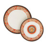 Рыжий Набор тарелок 2 предмета, 26,5см, 20см, фарфор, подарочная упаковка