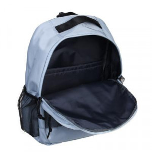 Рюкзак подростковый 44x31x19см, 2 отд., 2 карм., сетчатая вставка, светоотр.полоса, ручка, ПЭ, серый
