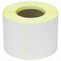 Этикетка термотрансферная ПОЛУГЛЯНЕЦ (58х60 мм), 500 этикеток в ролике, 52202