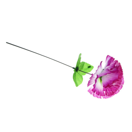 LADECOR Цветок искусственный гвоздика, 35 см, ткань, пластик, железная проволока, 4 цвета