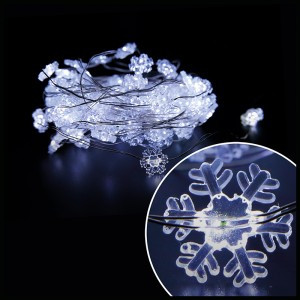 Гирлянда  "Снежинки" на батарейках Волшебная страна