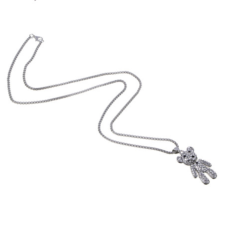 Ожерелье, бижутерия, стекло, сплав, БЖ-22