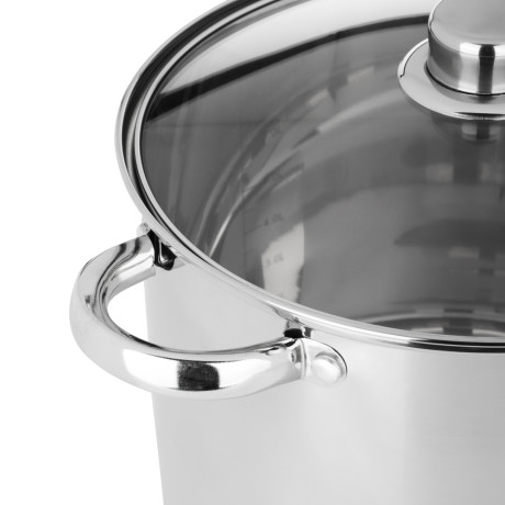 VETTA Орландо Кастрюля 24х20см, 9,0л, со стекл. крышкой, индукция