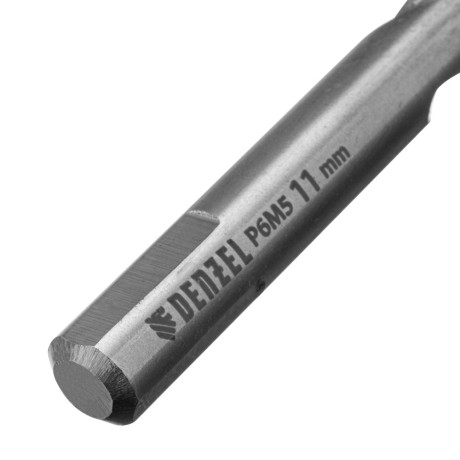 Сверло спиральное по металлу 11 x 142мм, Р6М5, Golden Tip, многогранная заточка Denzel