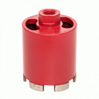 Коронка алмазная для дрелей с микроударом DCH-72MHS Micro Hit Laser M16 EKF Professional