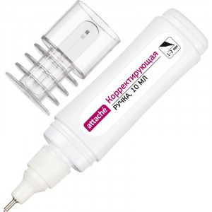 Корректирующая ручка 10 мл Attache, металлический наконечник 918101