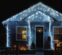 Гирлянда-бахрома ул. 480LED холод.бел 20x0.7м., пульт IP44 ULD-B20007-480/DTA/RC WHITE