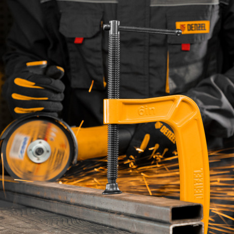 Струбцина G-образная, усиленная, 150 мм Denzel