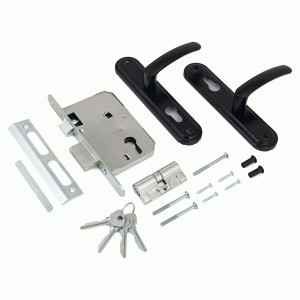 Омега Д-град ЗВ.7.2 (ЗВ7.02) черный  м/о 55 Замок врезной с/руч (10)