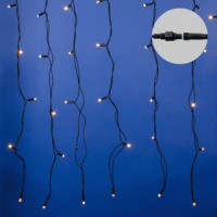 Гирлянда-занавес св/д мерцание 3х2м 384 LED провод черный ULD-C3020-384/TBK WARM WHITE IP67 Uniel