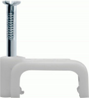 Navigator скоба плоская пластиковая 14мм NCS-14-50 (уп. 50 шт. цена за уп.) 71087