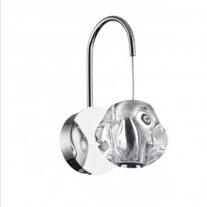 ODEON LIGHT 5084/5WL L-VISION ODL25 хром/прозр./мет/акрил Бра LED 5W 4000K 250lm JEMSTONE