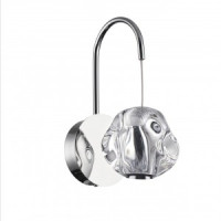 ODEON LIGHT 5084/5WL L-VISION ODL25 хром/прозр./мет/акрил Бра LED 5W 4000K 250lm JEMSTONE