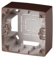 ЭРА 12 коробка-переходник ОУ для накл. монтажа 1 пост. роз. бронза 12-6101-13 5233