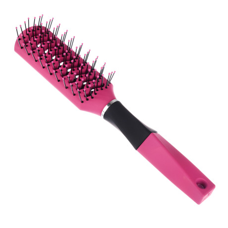 Расческа массажная тм ЮНИLOOK Грани, пластик, 23.5х4,2см, 4 цвета