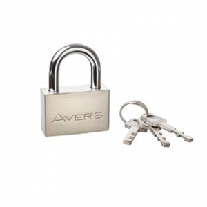Замок навес Аверс PDS-30-50 сталь, Ш48*В65мм, дуж d=7,8мм неавтомат, 3диск кл. Блистер (96,12)